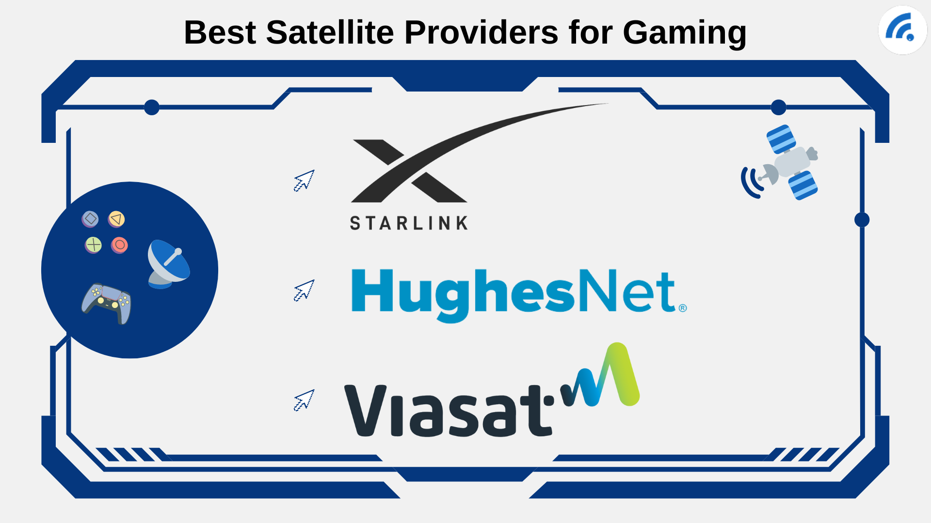 The Best Satellite Providers for Gaming