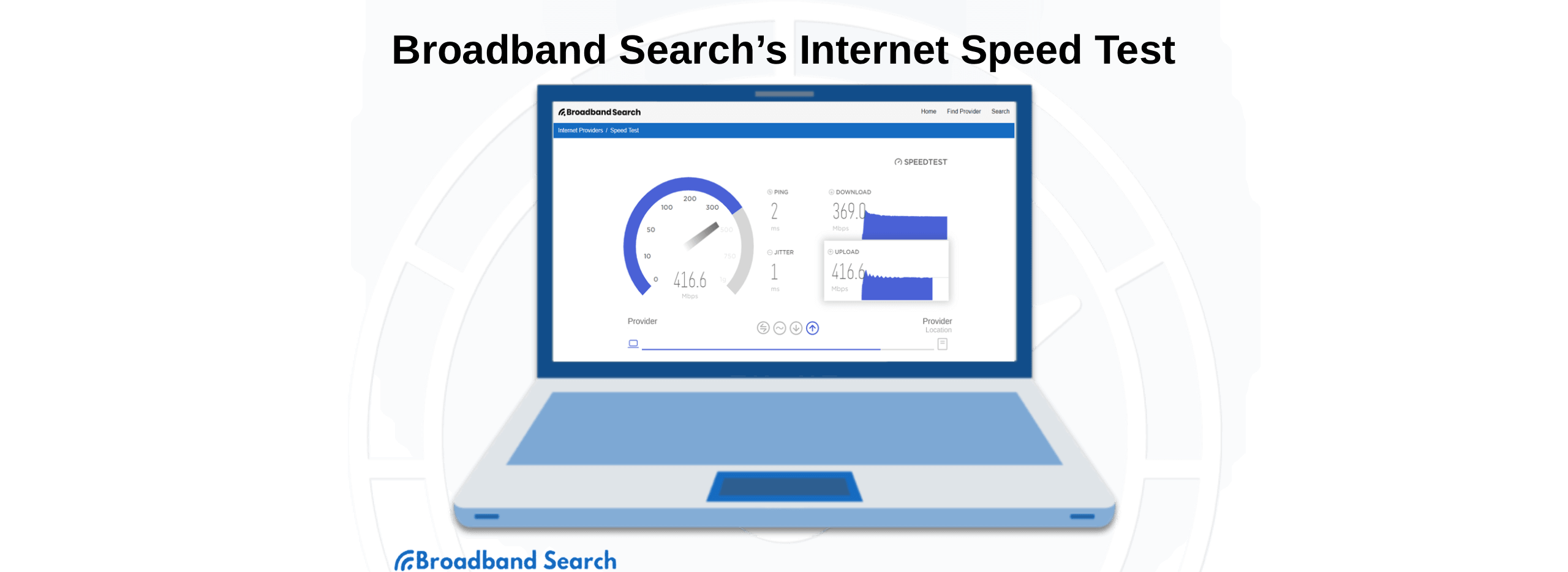 Broadband Search internet speed test
