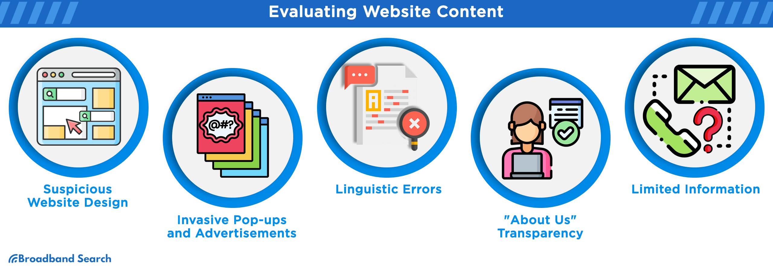 Tips on how to evaluate website content