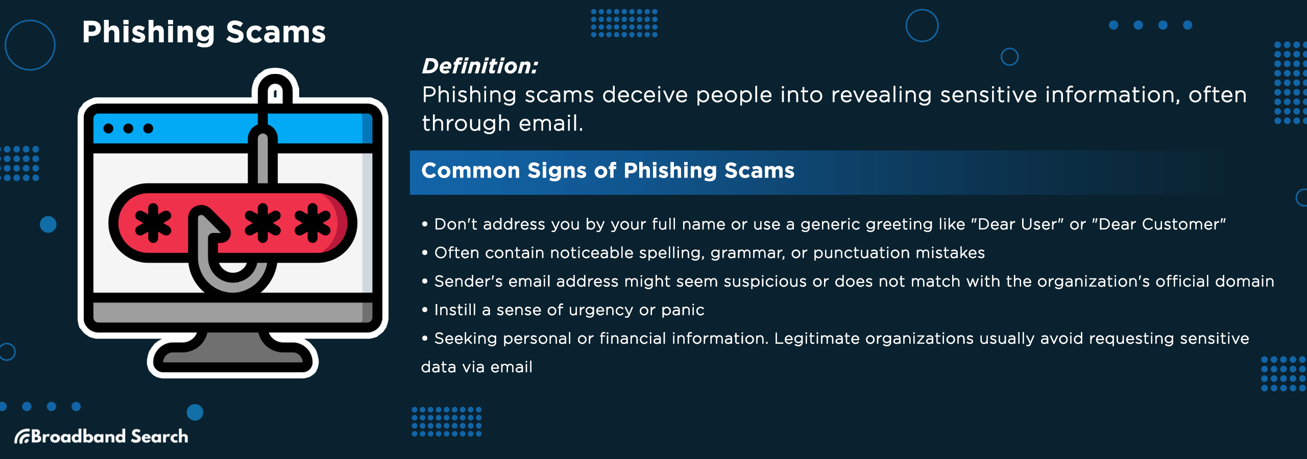 Definition and signs of phising scams
