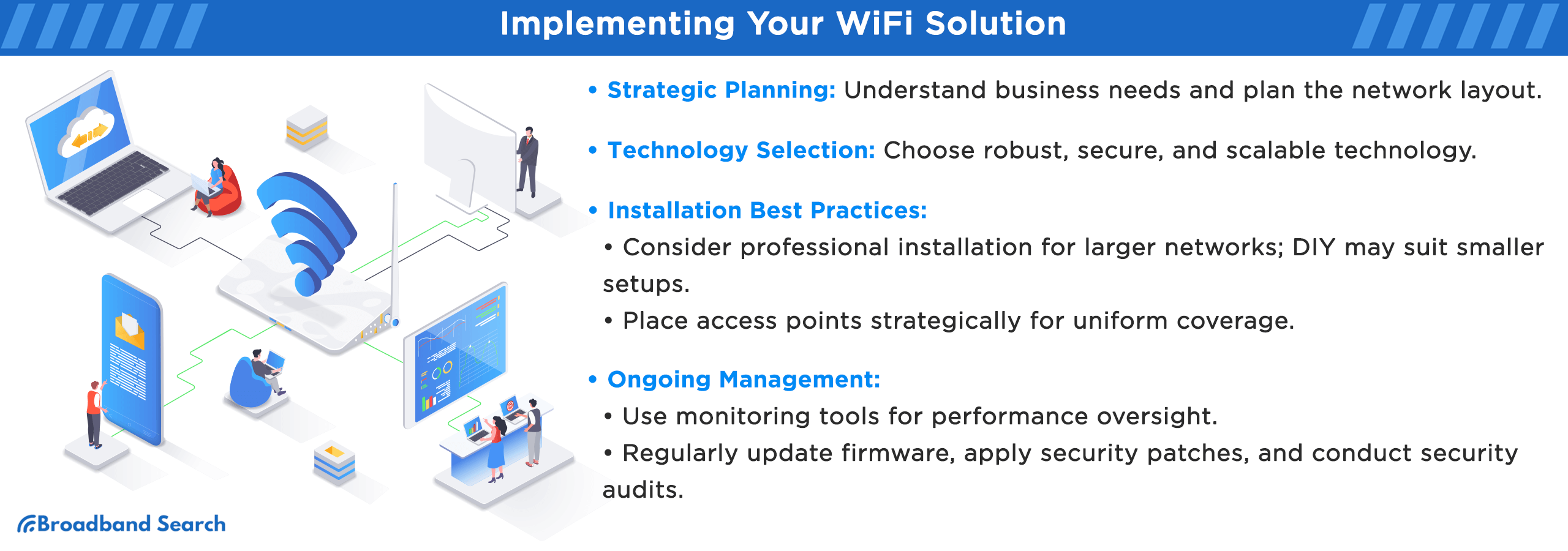 Strategies on implementing your Wi-Fi solutions