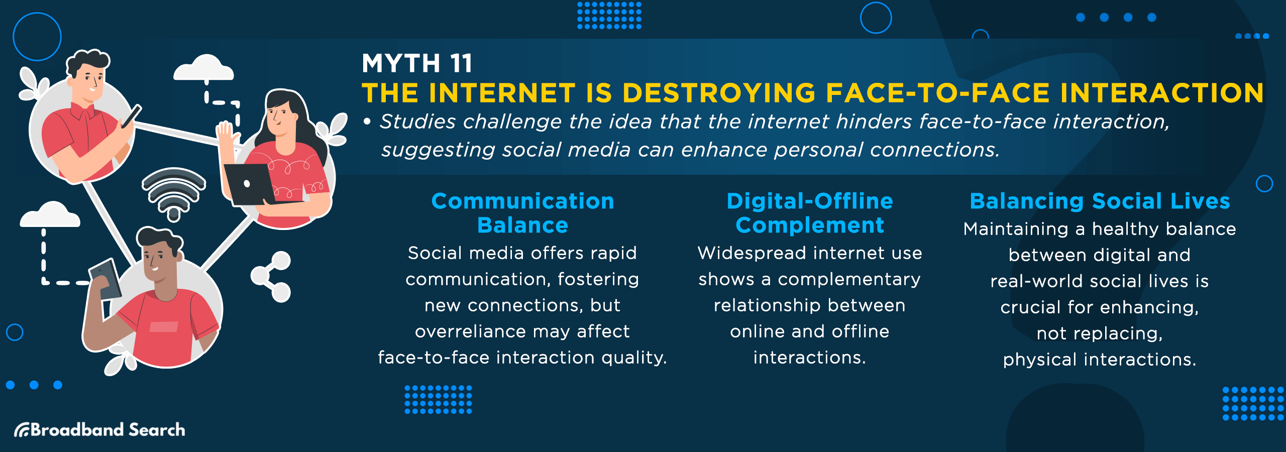 eleventh internet myth, the internet is destroying face to face interaction