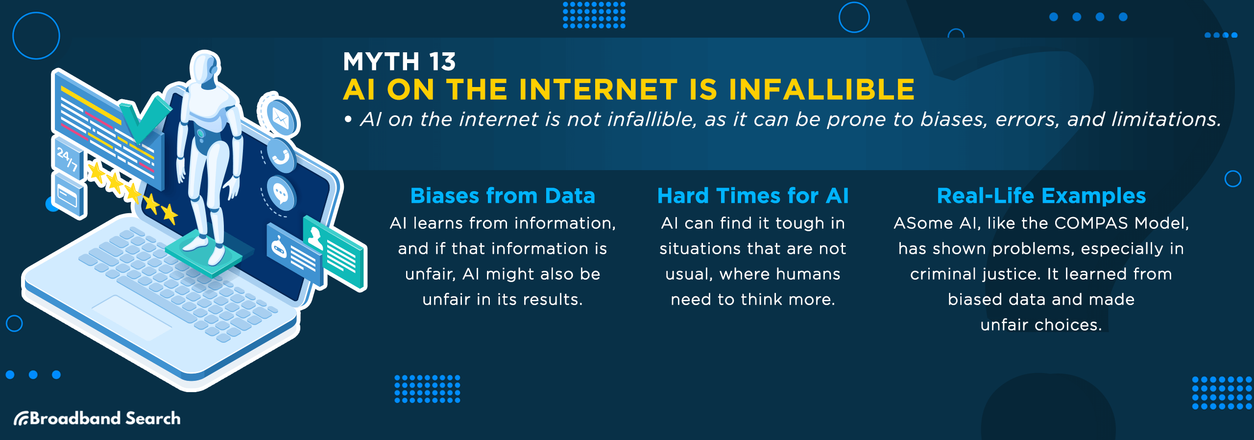 13th internet myth, AI onthe internet is infallible