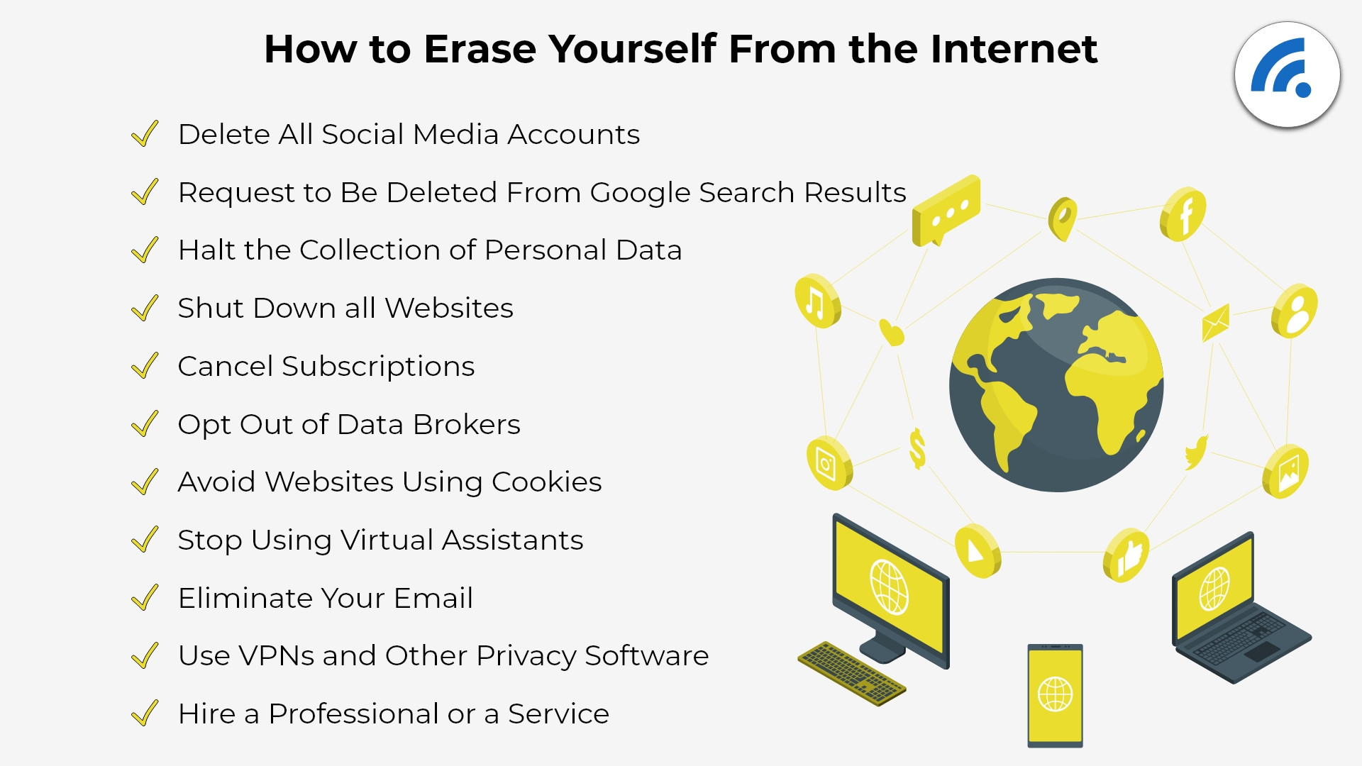 How to Erase Yourself and Your Information from the Internet