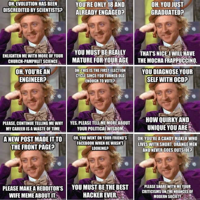 Condescending Wonka Meme