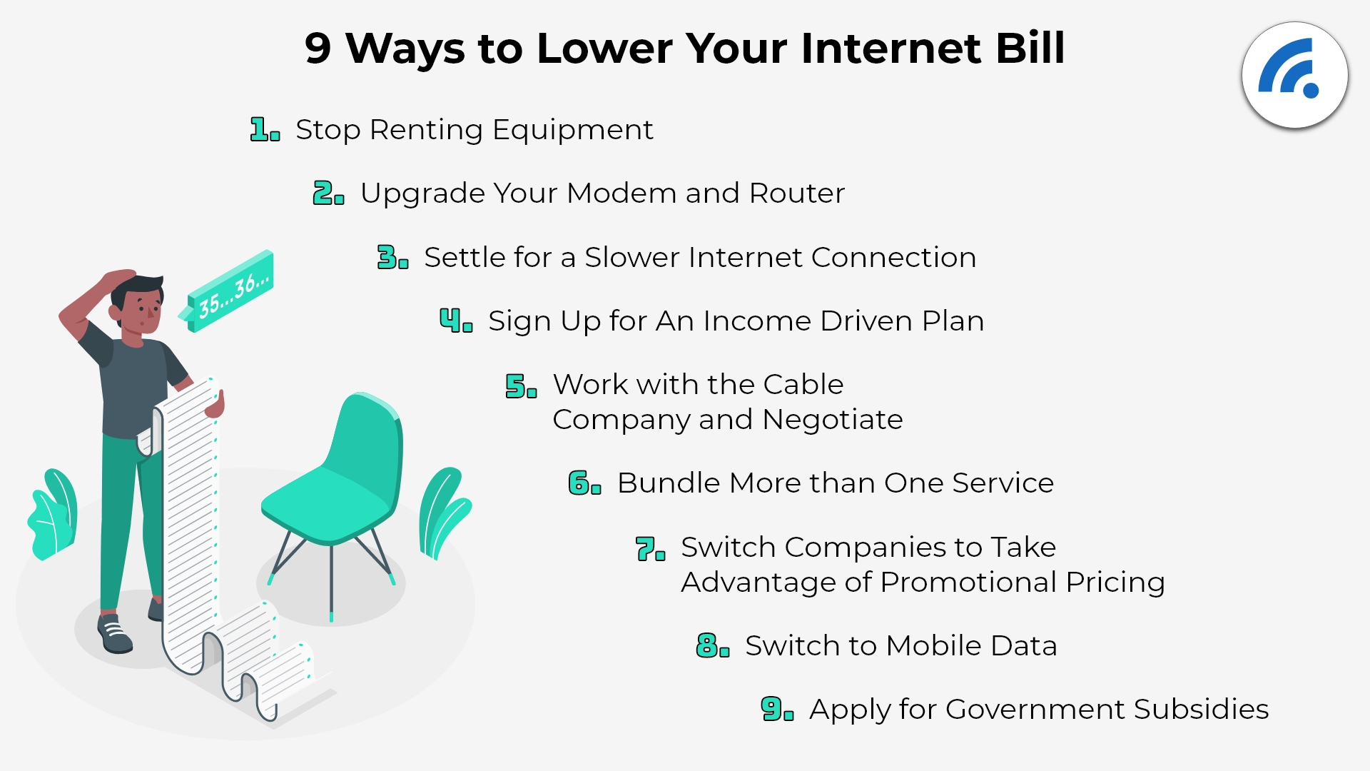 9 Ways To Lower Your Internet Bill BroadbandSearch