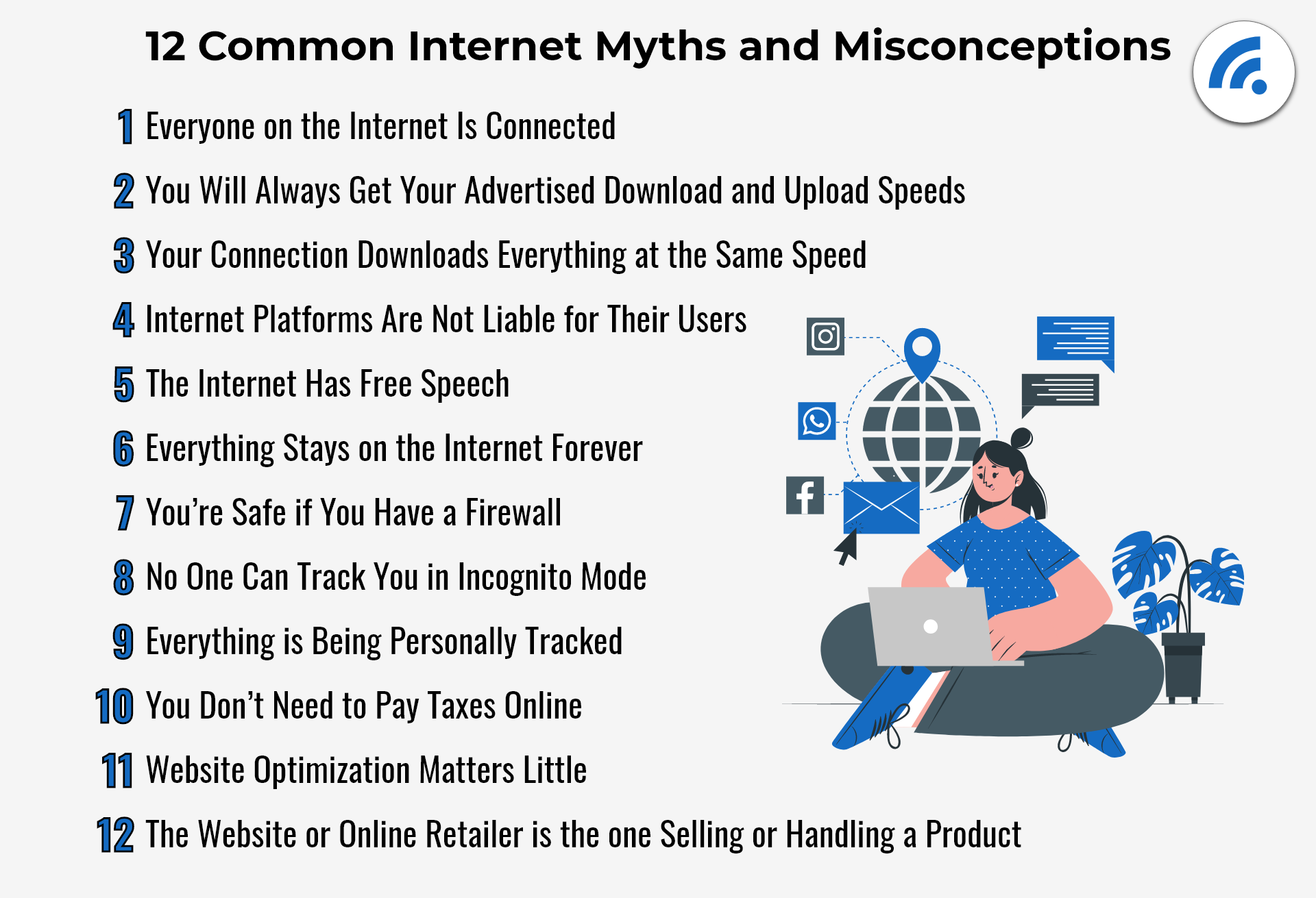 12 Common Internet Myths And Misconceptions